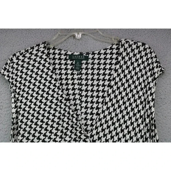 Lauren Ralph Lauren Sleeveless Houndstooth Dress-2X-Lined-100% Viscose - Picture 2 of 7